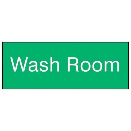 Accuform 8 in W x 3 in H, Engraved Plastic PSG854GN